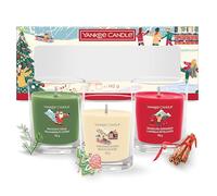 Yankee Candle Coffret de 3 bougies parfumées de Noël - Collection Après Ski - Cadeaux de Noël parfaits pour les femmes