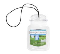 Yankee Candle Company Bougie parfumée Yankee Candle sphères Coton Frais, sans Flamme Clair, Blanc, Car Jar® Ultimate