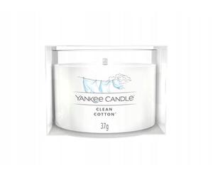 YANKEE CANDLE FILLED VOTIVE CLEAN COTTON