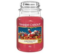 Yankee Candle Grande Bougie en Jarre, Parfum Nuit de Noël, 623 g | Longue Durée Jusqu’à 150 h, Cire à Diffusion Homogène, Mèche en Coton, Pot en Verre Décoratif avec Couvercle