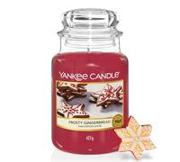 Yankee Candle Grande Bougie en Jarre, Parfum Pain d'Épices Sucré, 623 g | Longue Durée Jusqu’à 150 h, Cire à Diffusion Homogène, Mèche en Coton, Pot en Verre Décoratif avec Couvercle