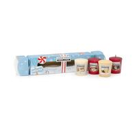 YANKEE CANDLE Home Inspiration Cracker Coffret cadeau 4 bougies votives