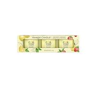Yankee Candle Lot de 3 bougies votives parfumées avec limonade aux baies glacées