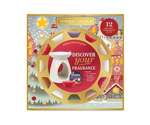 Yankee Candle Passport to the Holidays coffret cadeau lampe aromatique + cire parfumée 12x22 g