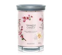Yankee Candle Pink Cherry Vanilla Signature Large Tumbler Bougie parfumée 567 g