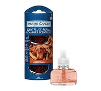Yankee Candle ScentPlug recharges de parfum | Huile pour diffuseur électrique Bâton de cannelle | Jusqu'à6pk0 jours de parfum | 2 recharges