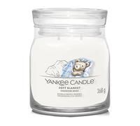 Yankee Candle Signature Candle Bougie parfumée | Couverture douce en pot moyenne avec double mèche | Bougie en cire de soja à combustion longue | Cadeau parfait pour femme