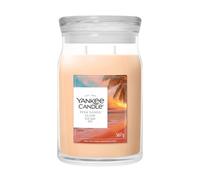 Yankee Candle Signature Grosses Glas Pink Sands Glow Bougie parfumée 567 g
