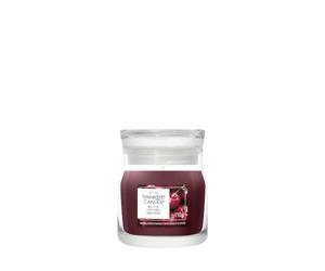 Yankee Candle Signature Petite bougie parfumée jarre | Bougie Cerise griotte | mélange de cires d'origine végétale | Cadeau parfait pour femme