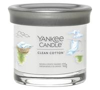 Yankee Candle Bougie parfumée Signature Coton frais Petit gobelet 122 g Blanc