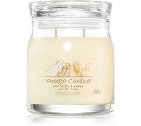 Yankee Candle - Bougie signature parfumée Soft Wool & Amber - Moyenne 368 g