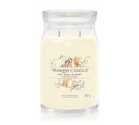Yankee Candle Soft Wool & Amber Signature Bougie parfumée 567 g