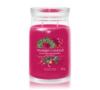 Yankee Candle Sparkling Winterberry Signature Jar Bougie parfumée 567 g