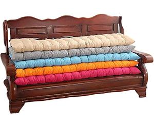 Yanman Coussin classique pour banc en métal ou en bois, rectangulaire, 2 ou 3 places, pour extérieur, 120 x 48 cm