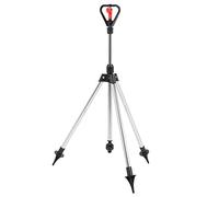 Yanmis Arroseur Trépied de Pelouse à 360°, Support Réglable en Hauteur, Buse d'eau Atomisée pour l'irrigation du Jardin, Accessoires de Cour et d'arrosage, Acier Inoxydable et Plastique,