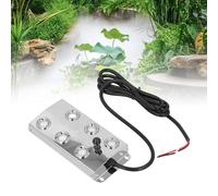 Yanmis Brumisateur à Ultrasons Brumisateur 6 Têtes, Brumisateur à Ultrasons étanche à l'eau, Humidificateur à Brumisateur à Ultrasons pour la Conservation des Légumes, Paysage,