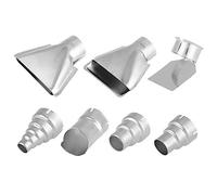 Yanmis Buse pour Pistolet Thermique, kit de buse pour Pistolet Thermique 7pcs 35mm en Acier Inoxydable pour Accessoires de réparation de postes de soudage à air Chaud