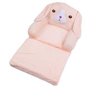 Yanmis Canapé Pliable pour Enfants, Chien Rose, Canapé-lit Ouvert Doux pour Enfants pour Les Tout-Petits, Chaise de en Tissu éponge Durable pour la Maison, l'hôtel, la Maternelle, Design