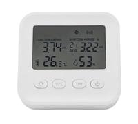 Yanmis Détecteur de Radon Portable pour sous-Sol de la Maison, Moniteur de Radon Continu avec Moyenne à Long/Court Terme, Température et humidité, Kit de Test de 4 en 1 avec Capteur de Haute