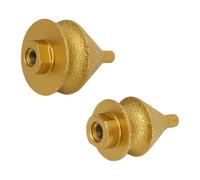 Yanmis Foret à Chanfreiner Diamant 4 en 1 Tête de Meulage Biseautage, | Convient aux meuleuses d\'angle, ouverture 10-38 mm et 10-50 mm, pour granit, marbre, carrelage et béton.