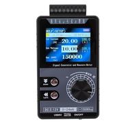 Yanmis Générateur de Signal Réglable 4-20 MA Simulateur de Courant de Tension CC pour Contrôleur PLC, Test d'étalonnage d'impulsion PWM 1-150 KHz avec écran TFT