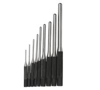 Yanmis Jeu de 9 Poinçons de Chasse, Acier 40CR, Outillage de Mécanicien | Jeu de poinçons centraux avec pointes coniques inversées, pour l\'armurerie, la réparation automobile et l\'entretien des