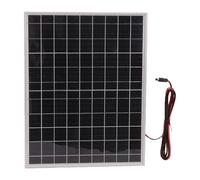 Yanmis Kit de Panneaux Solaires 100W, Monocristallin à Haute efficacité avec Contrôleur pour Système Hors Réseau Domestique RV, Paquet de 2