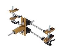Yanmis Kit D'ouvre-trous à Double Rail Coulissant, Positionnement Précis | Outil de mortaiseuse de serrure en acier au tungstène, avec couvercle anti-poussière en silicone, pour l\'installation et