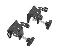 Yanmis Lot de 2 Crochets pour Bidon de Gaz d'extérieur - Support Robuste pour Réservoir de Gaz de Table en Acier au Carbone avec Ouvre-bouteille, Clips Permettant de Gagner de l'espace pour