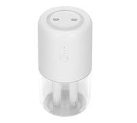 Yanmis Mini Humidificateur d'air Portable de 280 Ml avec Batterie de 800 MAh, 3 Modes de Pulvérisation, Brume Fraîche pour les Voyages, le Bureau, la Maison, Veilleuse LED Muette, Cadeau