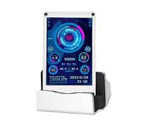 Yanmis Moniteur de Température D'ordinateur, écran IPS 3,5 avec Capteur PC, Affichage de la Température du PC, CPU, GPU, Disque Dur, Moniteur de Données pour AIDA64 pour pour