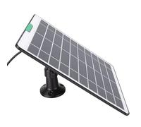 Yanmis Panneau Solaire Portable 5 V 5 W, Petit Chargeur Solaire Monocristallin pour Sonnette d'appareil Photo, Kit de Panneau étanche pour Système de sécurité, Mini Chargeur de Batterie pour Anneau