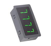 Yanmis Tachymètre de Moteur à LED Verte à 4 Chiffres, Mesure de la Vitesse, avec Capteur de proximité NPN Hall pour la Mesure du Régime dans les Applications Automobiles (compteur de vitesse)