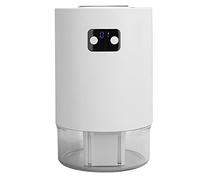 Yanmis Ventilateur de Refroidissement à Air Relevable avec Humidificateur à Double Jet, Refroidisseur de Bureau Portable alimenté par Batterie de 4000 MAh, Minuterie d'écran Numérique,