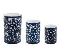 Yannick Cil Blue Candle Set3 P.Candle