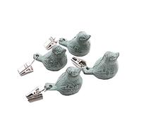 yanwuwa 4 Pièces Fer Oiseau Nappe Poids Nappe Poids Nappe Clip De Fixation Poids pour Jardins Pique-Nique Clips Grand