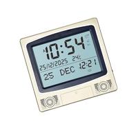 yanwuwa Horloge numérique de prière avec calendrier de température LED Azan multifonction Alarme murale de bureau Horloge de prière Azan