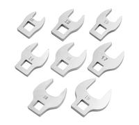 yanwuwa Jeu de clés à pied-de-biche à écrou de 3/8 pouces orne à tête carrée, outil de quincaillerie, clés à cornet, outil de réparation à domicile 8 pièces