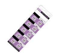 yanwuwa Lot de 10 piles bouton LR726 / AG2 / SR726 / 397 pour montres et télécommandes