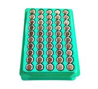 yanwuwa Lot de 50/100 piles bouton AG10 LR1130 1,55 V 1130 piles bouton SR1130 LR54 pour montre portable