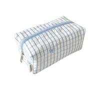 yanwuwa Organiseur quotidien avec finition textile, A | Nœud - Pochette rectangulaire à fermeture éclair pour tables d'étude, tiroirs, voyages