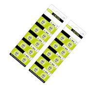 yanwuwa Piles bouton AG5 LR754 pour montre, calculatrice, batterie, fiabilité, alimentation LR754 / AG5 / SR754 / 393 cellules