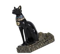 yanwuwa Porte-bouteille de vin mythologique égyptien, meilleur grand | Artistic Anubis Statue Présentoir de rangement pour fêtes et décoration de maison Table à manger Collectionneurs et hôtes