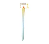 yanwuwa Stylo gel sur le thème du gril, prise en main ergonomique, pointe | Action torsadée avec prise en main confortable pour l'école, le bureau, l'écriture des étudiants et le journal quotidien