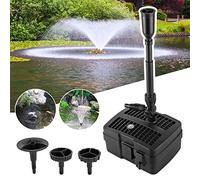 YAOBLUESEA Filtre de Bassin UVC Fontaine de Bassin 4 en 1 Avec Filtre Clarificateur UV CUF-2505 Câble D'alimentation de 10 m / 24 W de 10 m Conception du Jardin et de la Fontaine