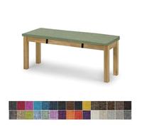 yaoumeo Coussin de Chaise,Coussins de Siège Lavable -Amovible,Plusieurs Tailles et Couleurs Disponibles-Antidérapants Galette de Chaise Intérieur Extérieur(60X30X5CM,Verte)