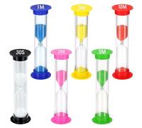 YAOYYG Lot de 6 Sablier Colorés, Minuterie Visuelle
