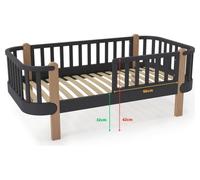 Yappy Kids YappyÉtude lit enfant 160x80 cm anthracite