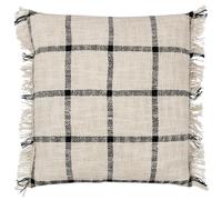 Yard Beni Housse de Coussin à Franges Motif Carreaux