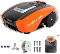 Yard Force EasyMow 260B, robot-tondeuse pour les jardins jusqu'à 260 m², tondeuse robot autonome, facile à utiliser, contrôle via Bluetooth et application, convient aux pentes jusqu'à 30 % et fonction